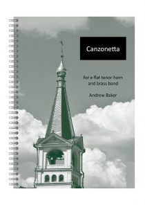 Canzonetta tenor horn solo by Andrew Baker